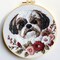 DIY Punch Needle Kit – Shih Tzu Dog & Flowers Embroidery Set for Beginners with Hoop, 20x20cm Handmade Wall Art Craft for Stress Relief and Home Decor